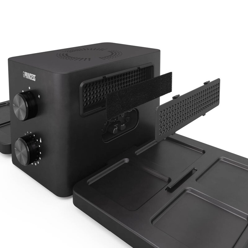 PRINCESS Raclette 162660 røykfri 20x23 cm 1500W keramsik