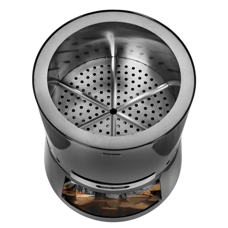 Espegard Pilar 50 Premium rentbrennende bålbrenner svart