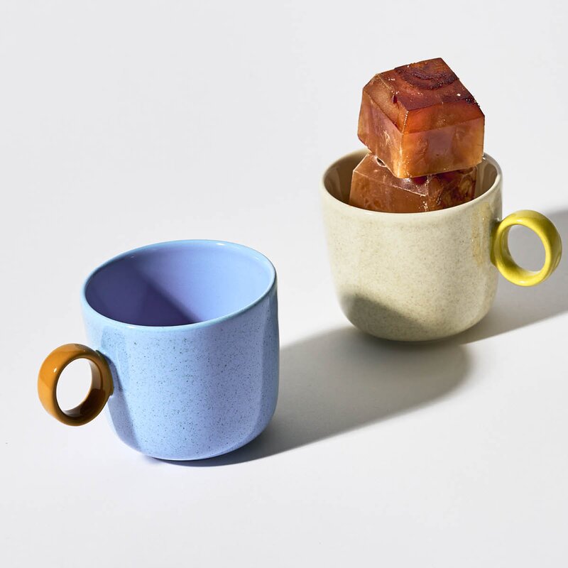 iittala Play krus 35 cl prikket blå-umber