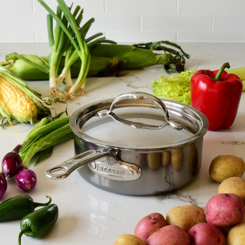 Hestan Nanobond kasserolle med lokk 1,9L stål