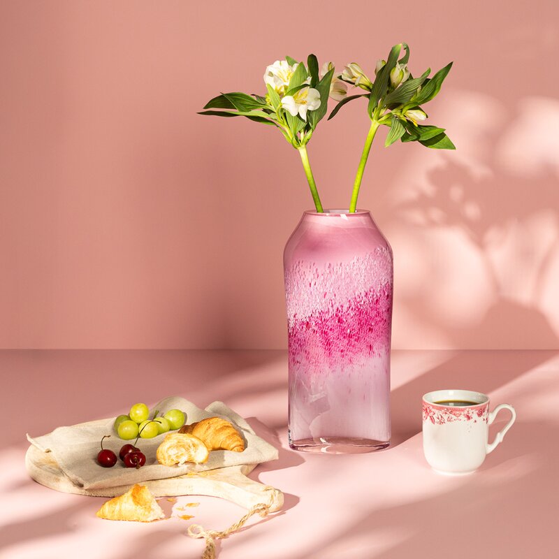 Magnor Rosa sløyfe krus 30 cl pink