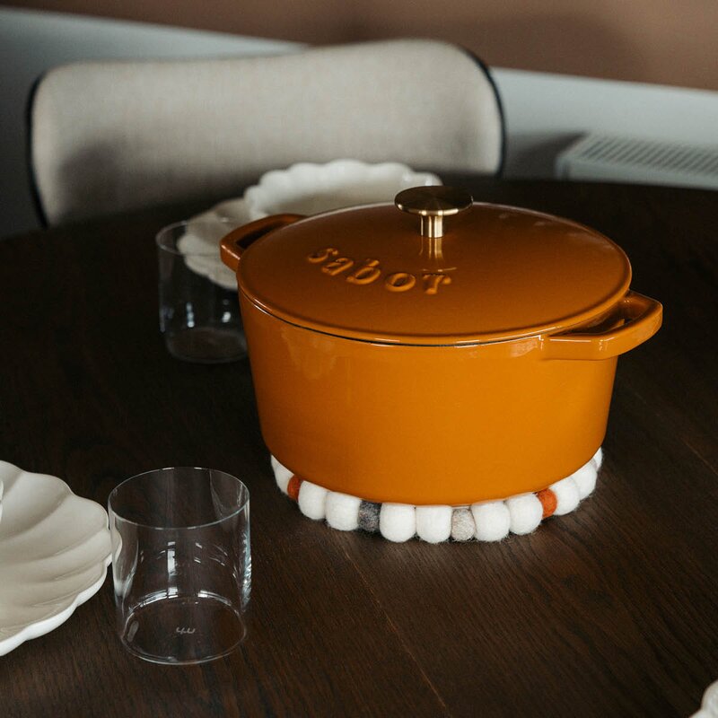 Sabor Classic støpejernsgryte 4,4L pumpkin spice
