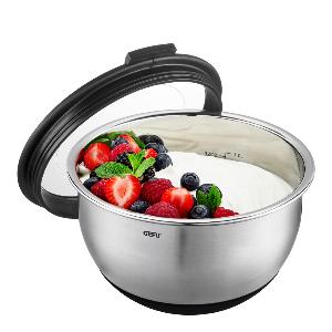Gefu Muovo bolle m/lokk 1L/16 cm stål