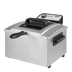 PRINCESS Frityrkoker 184090 med emaljert kurv 5L 3270W rustfritt stål