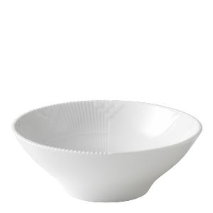 Royal Copenhagen White Elements skål 18 cm 78 cl