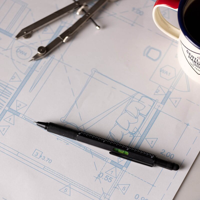 Gentlemen-s Hardware Tooling Pen mutliverktøy 6-i-1 penn