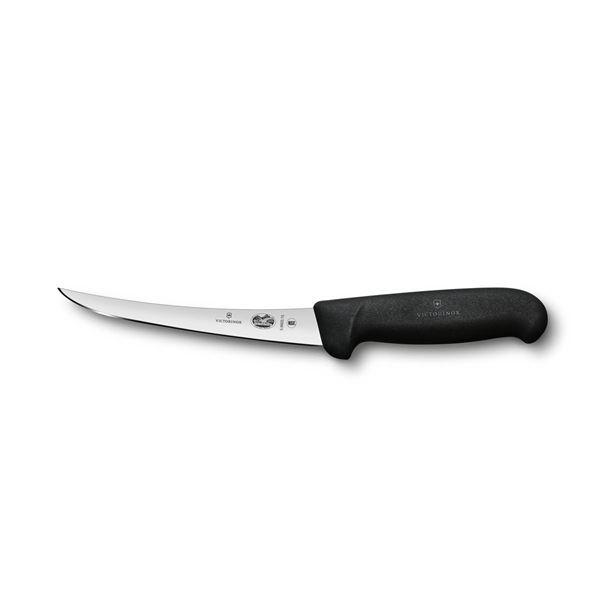 Victorinox Fibrox utbeiningskniv smalt knivblad 15 cm svart