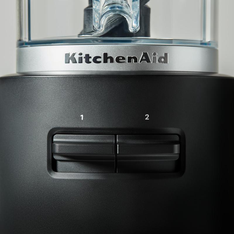 KitchenAid Go Cordless mini foodprocessor 5KFCR531BM m/ batteri matt svart