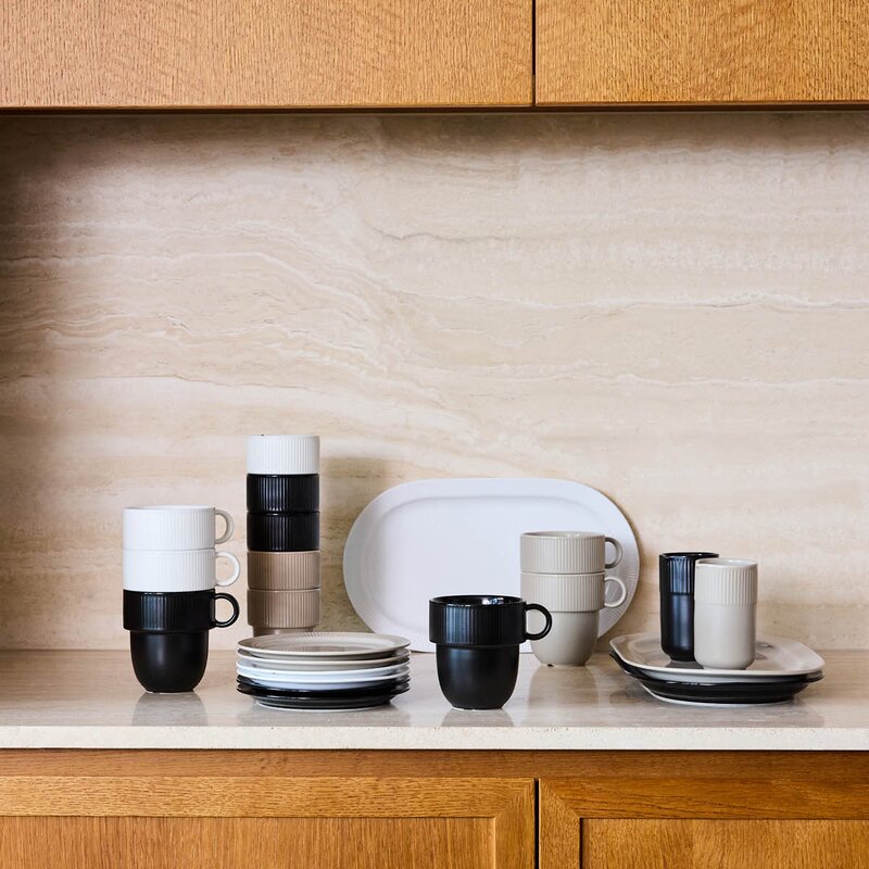 Sagaform Inka asjett 17 cm svart