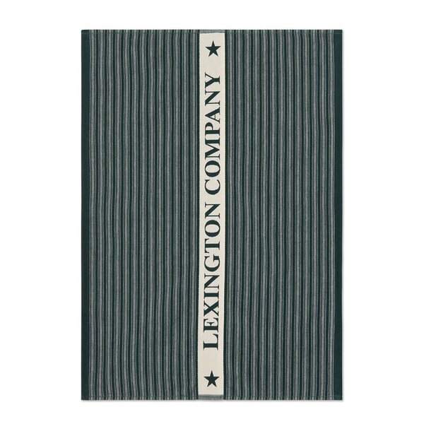 Lexington Frotté kjøkkenhåndkle 50x70 cm grønn/lysbeige