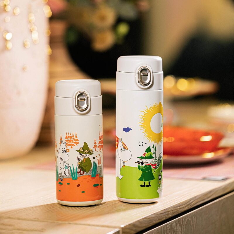 Moomin Mummi termokopp 32 cl oransje/hvit