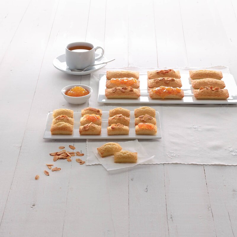 Lékué Silikonform for Financier 9 hull svart