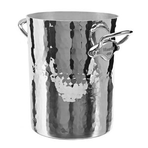 Mauviel Champagnekjøler 21,5 cm hamret aluminium