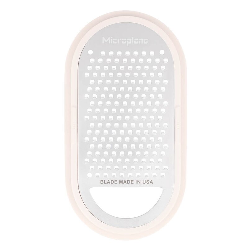 Microplane Container Grater rivjern m/beholder cashmere/bambus