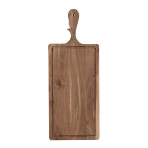 Sögne Home Anton skjærebrett med rille 65x25 cm akasietre