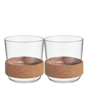 Kosta Boda Viva kopp med korkring 30 cl 2 stk