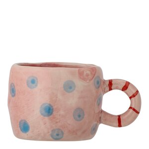 Bloomingville MINI Nini krus 10 cl rosa/blå/rød