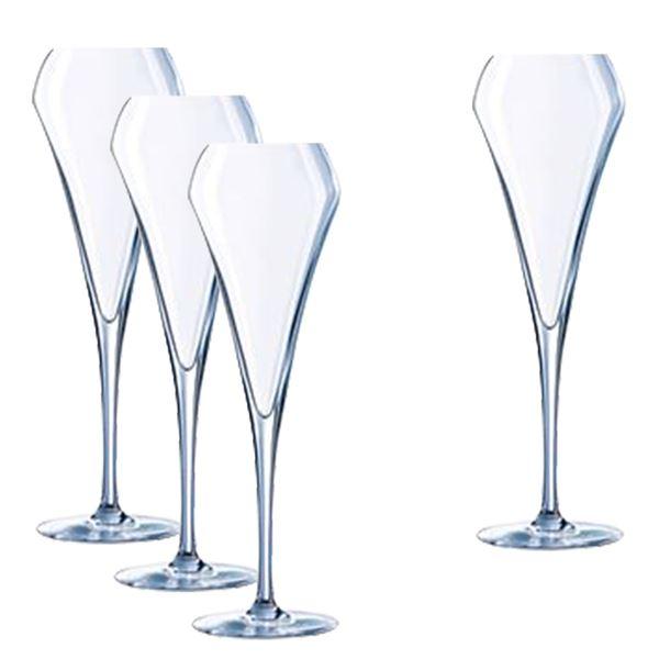 Chef & Sommelier, champagneglass 4pk 2dl
