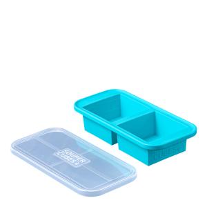 Souper Cubes 2-cup silikonform aqua