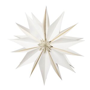 Holmen Sofia adventsstjerne 60x60 cm hvit