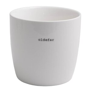 Sögne Home Krus 30 cl hvit oldefar
