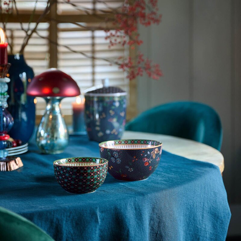 Pip Studio Berry Blues Clover skål 12 cm grønn