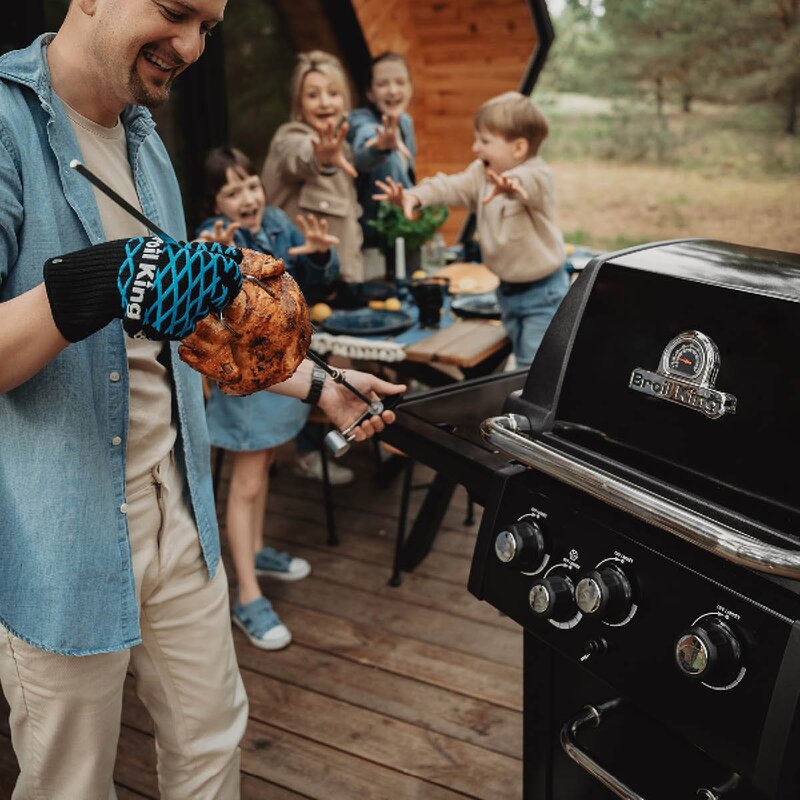 Broil King Royal 340 Shadow gassgrill med sidobrenner
