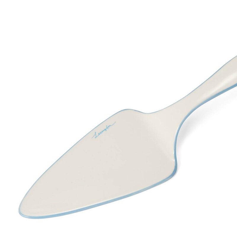 Lexington Kakespade 28 cm hvit/blå
