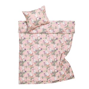 MoominArabia Mummi sengesett 140x200 cm Rosehage multi