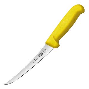 Victorinox Fibrox utbeiningskniv smalt knivblad 15 cm gul