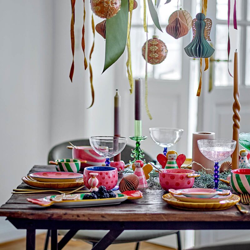 Bloomingville Caramella tallerken 16 cm 2 stk rosa