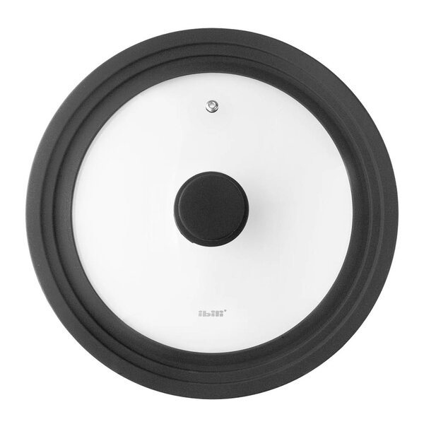 Ibili Universallokk 16-18-20 cm glass silikon
