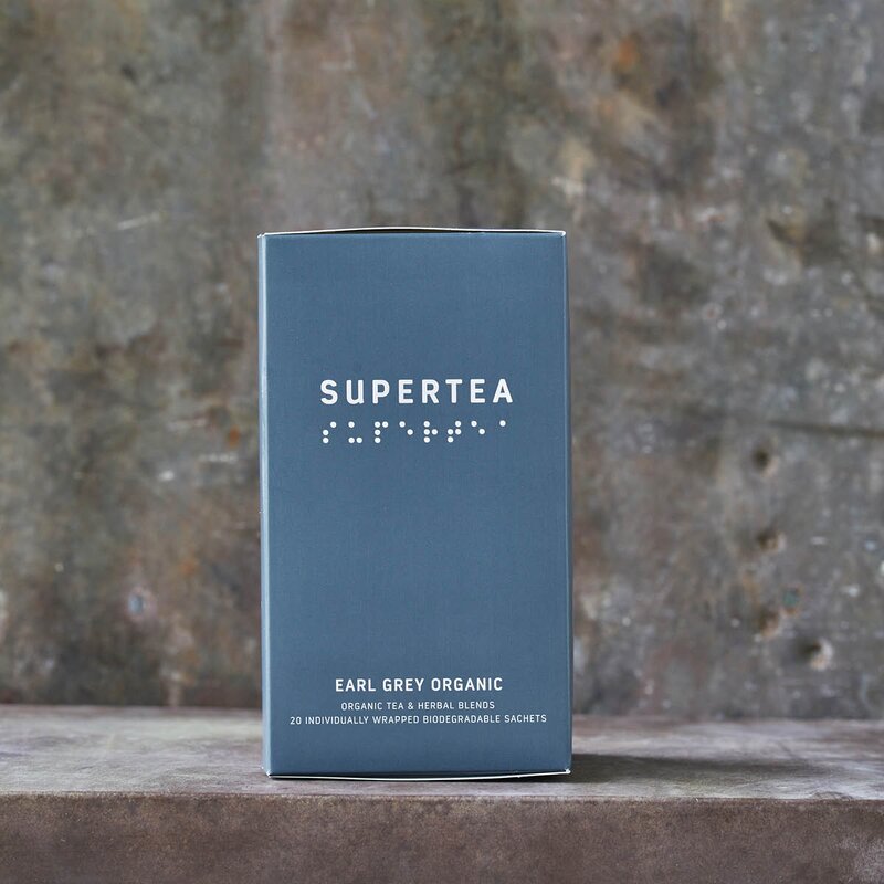 Teministeriet Supertea økologisk svart te 30g 20 stk earlgrey