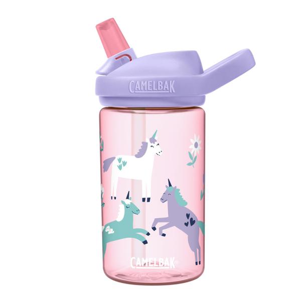 Camelbak Eddy+ Kids drikkeflaske 0,4L enhjørning/blomster