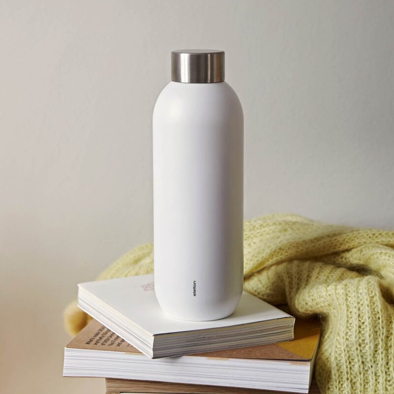Stelton Keep Cool termoflaske 0,6 L Soft Chalk