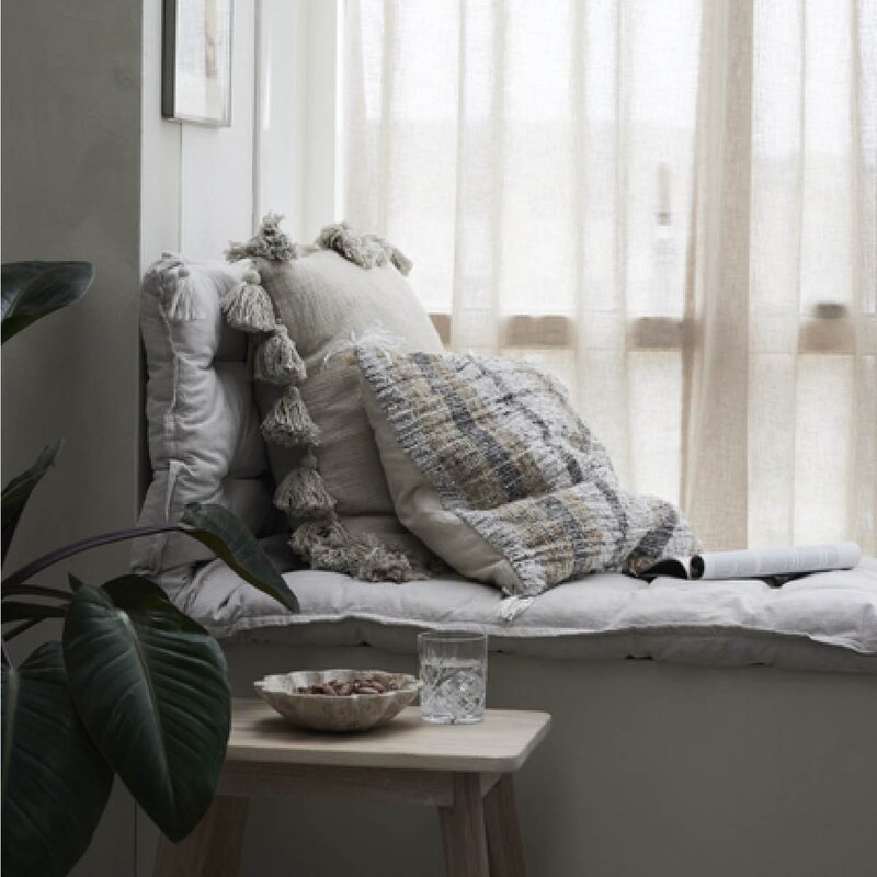 Lene Bjerre Felima madrass 190x70x7 cm lin