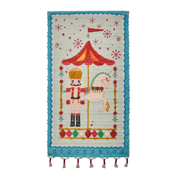 House Doctor Horse julekalender 90 cm grønn brun