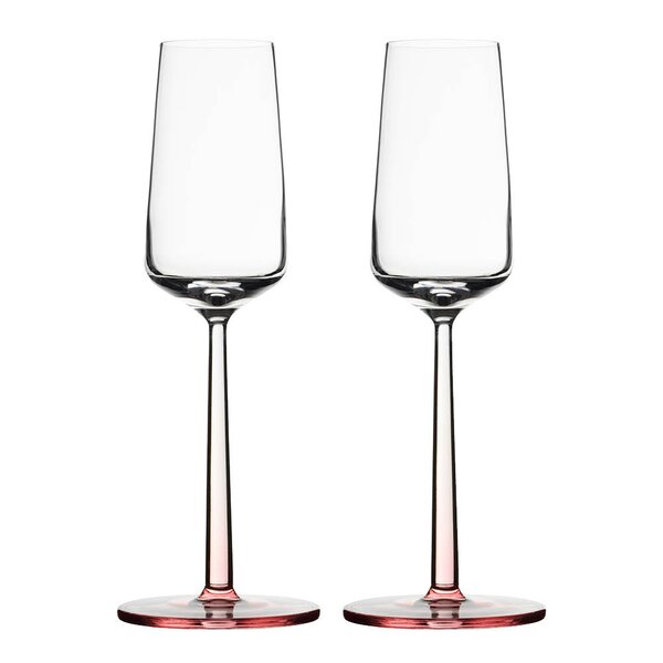 iittala Essence champagneglass 21 cl 2 stk rose