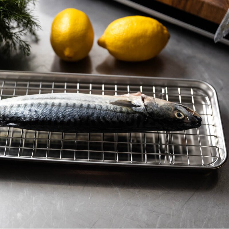 Culimat Mathias Dahlgren gastrobrett med rist 4 deler rustfri