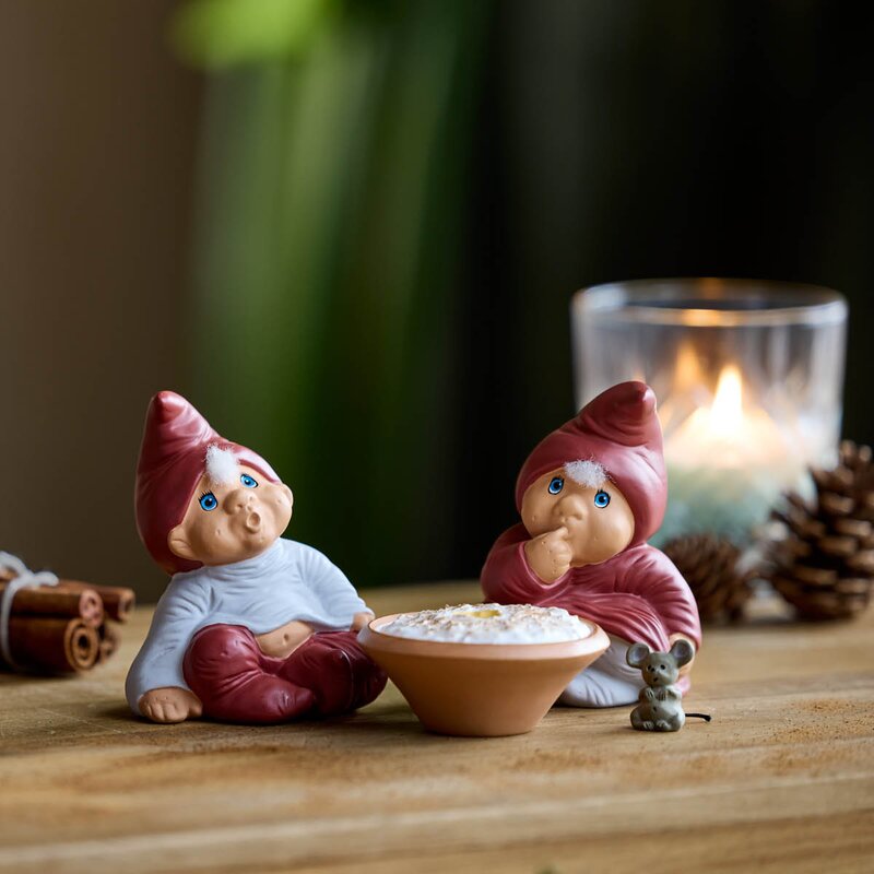 Klarborg Maja & Nicolai med grøt & mus 11,4 cm