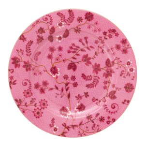Pip Studio Jolie Flowers tallerken 17 cm rosa