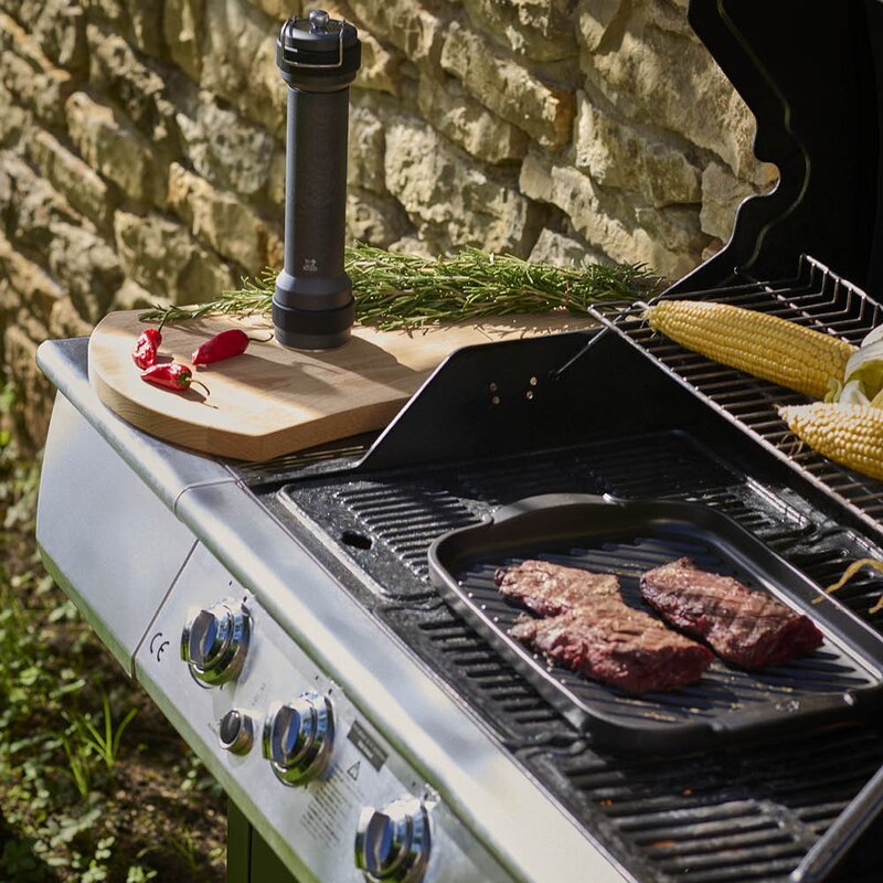 Peugeot Grill2Table rillet grillplate 38x26 cm svart