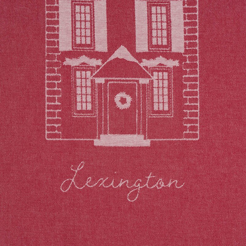 Lexington Original kjøkkenhåndkle House jacquard 50x70 cm rød/hvit