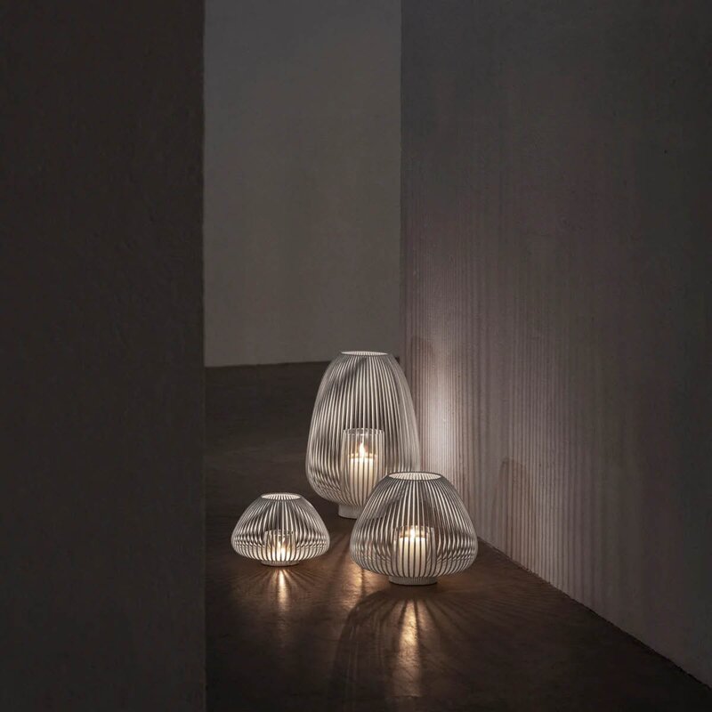 Blomus Lyva lanterne 45 cm hvit