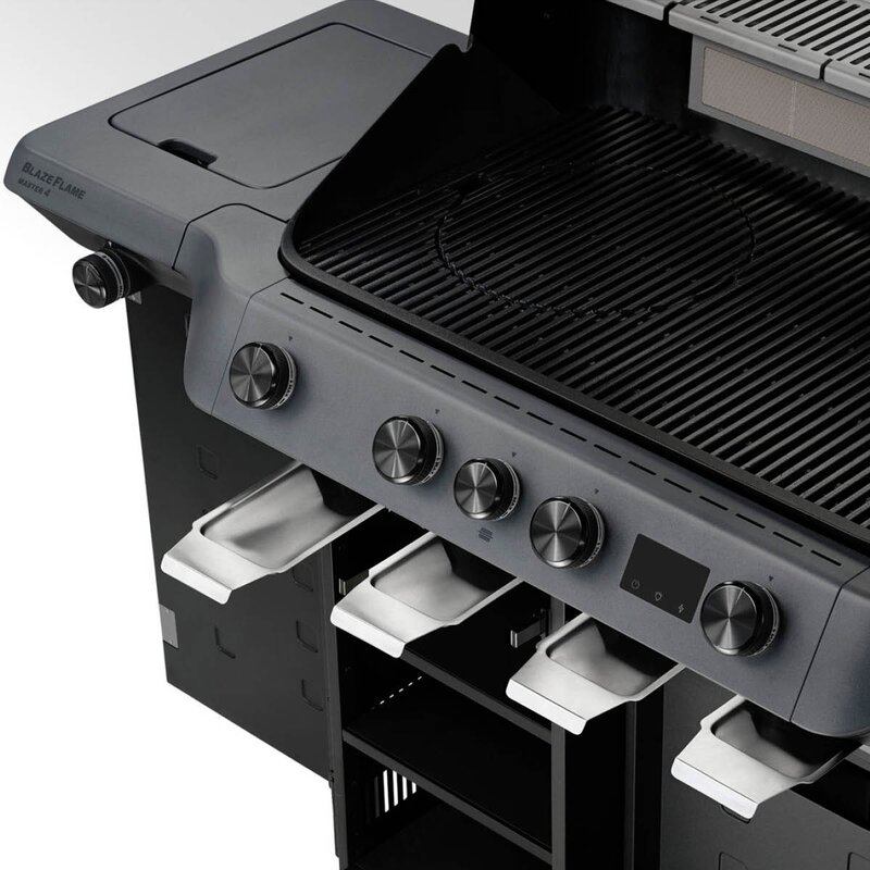 Rösle BlazeFlame Master 4 gassgrill 28100W svart