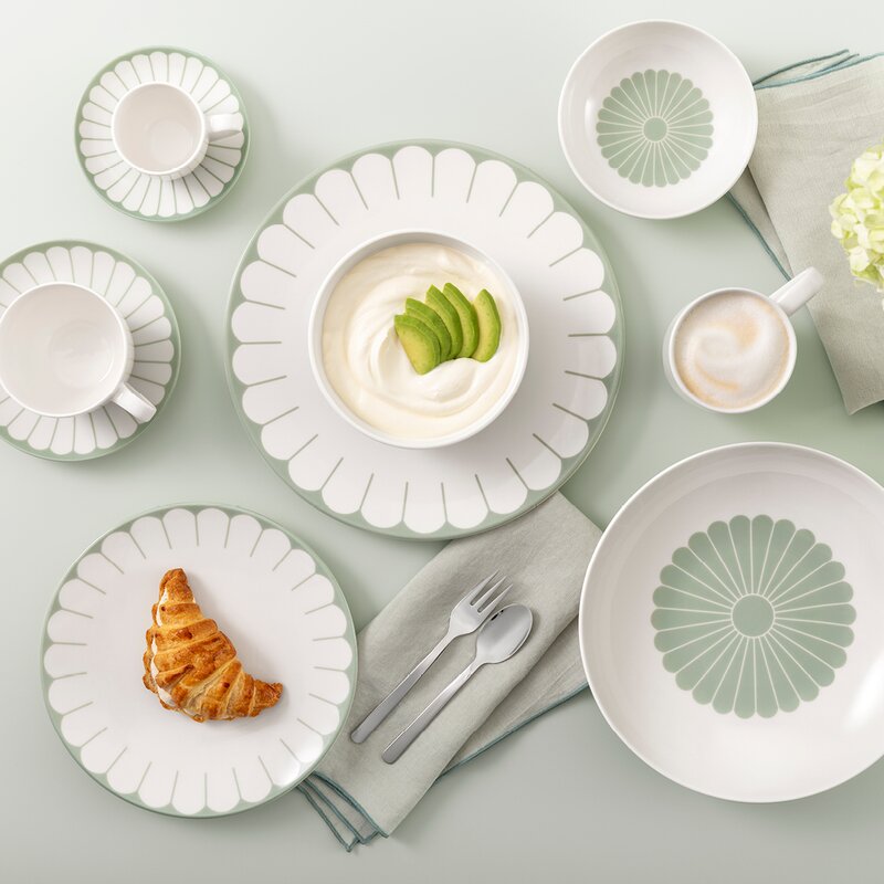 Villeroy & Boch Fleur vert frokosttallerken/desserttallerken 21 cm grønn