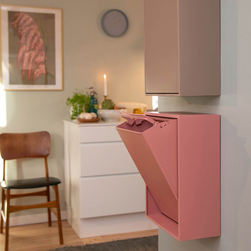 ReCollector Recycling kildesorteringsboks 30x15x40 cm Ash Rose