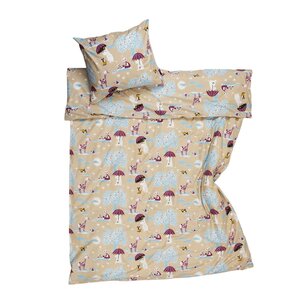 MoominArabia Mummi sengesett 140x200 cm Under paraplyen multi