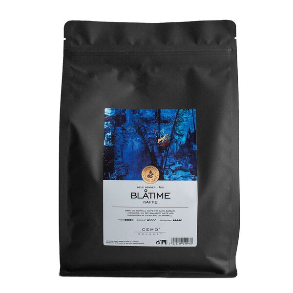 Cemo Blåtime kaffe hele bønner 1 kg