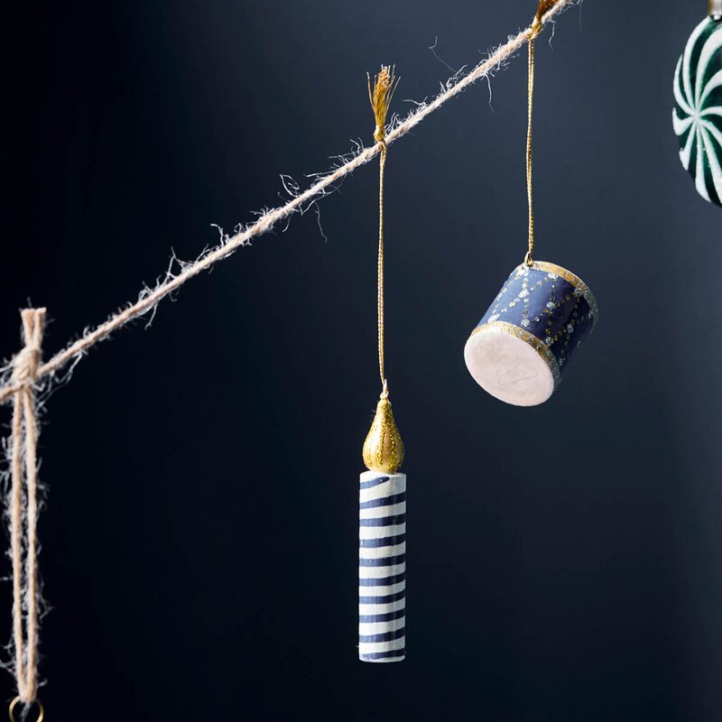 House Doctor Candle julepynt 3 stk grønn